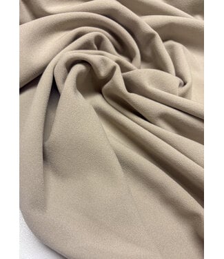 Madeline sand-colored - Italian crepe - medium weight