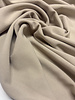 Madeline sand-colored - Italian crepe - medium weight