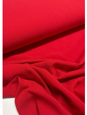 Rood - Italiaanse crepe - middelzwaar