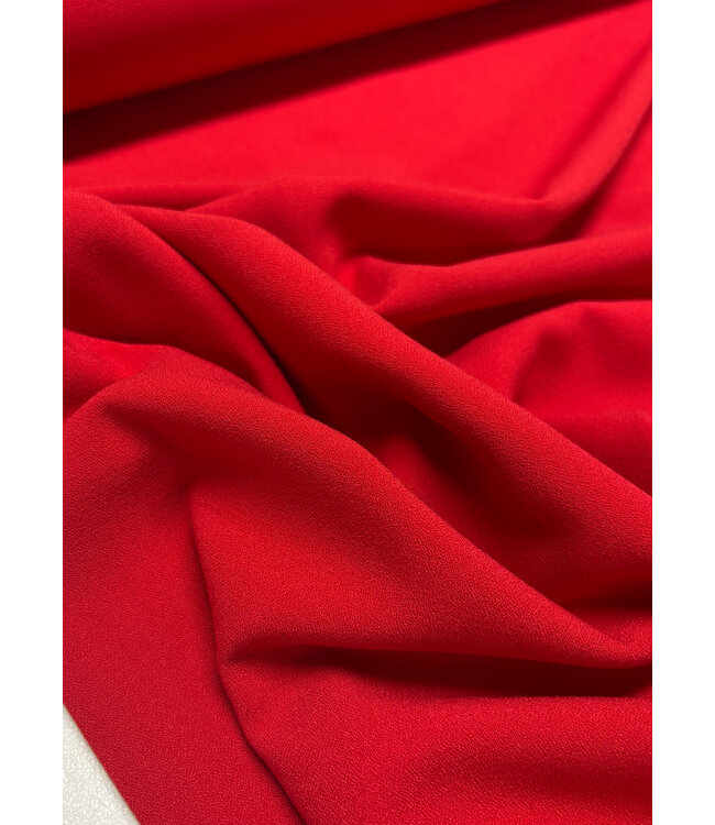 Rood - Italiaanse crepe - middelzwaar