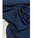 denimblauw - Italiaanse crepe - middelzwaar