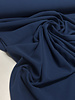 denimblauw - Italiaanse crepe - middelzwaar