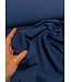 denimblauw - Italiaanse crepe - middelzwaar