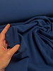 denimblauw - Italiaanse crepe - middelzwaar