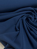 denimblauw - Italiaanse crepe - middelzwaar