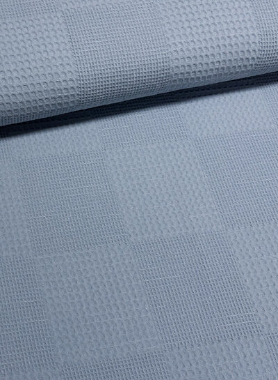 Katia fabrics celestial blue - waffle cotton