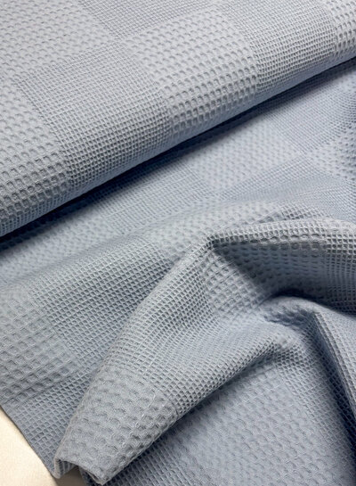 Katia fabrics celestial blue - waffle cotton