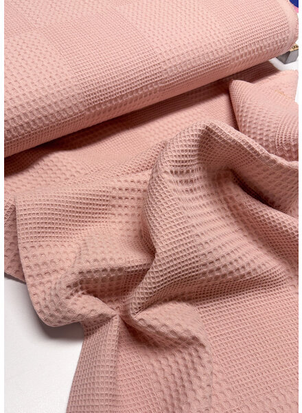 Katia fabrics make up pink - waffle cotton