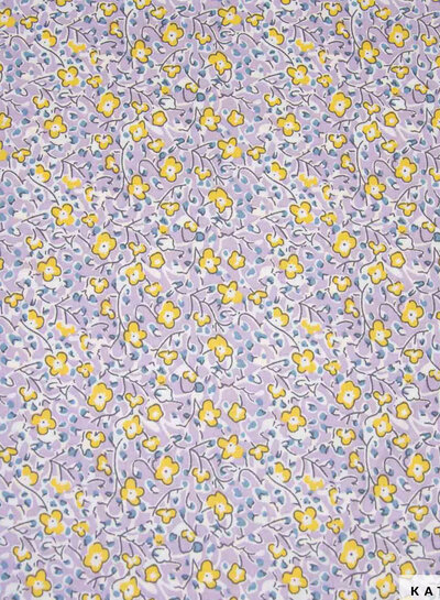 Katia fabrics sun & lilac flowers - poplin katoen