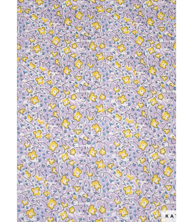 Katia fabrics sun & lilac flowers - poplin katoen