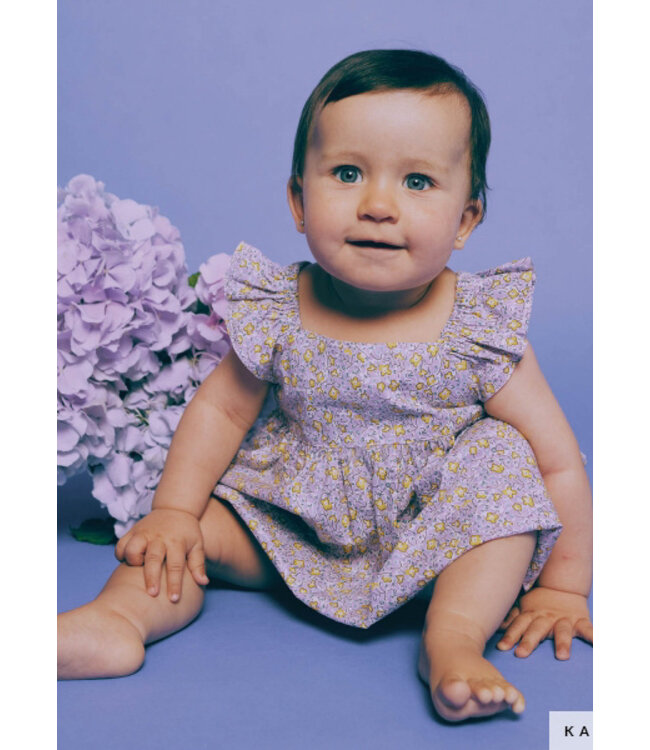 Katia fabrics sun & lilac flowers - poplin katoen