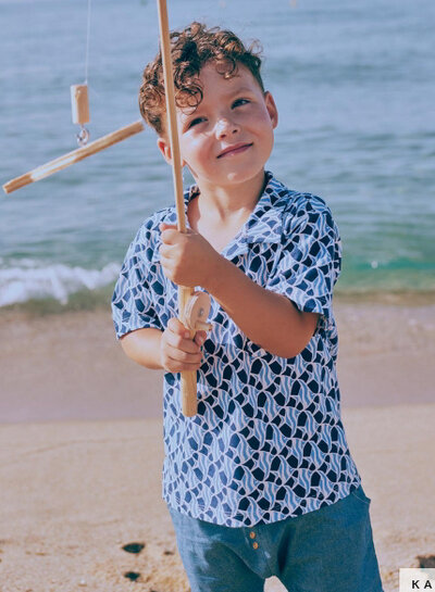 Katia fabrics african sea world - polo pique