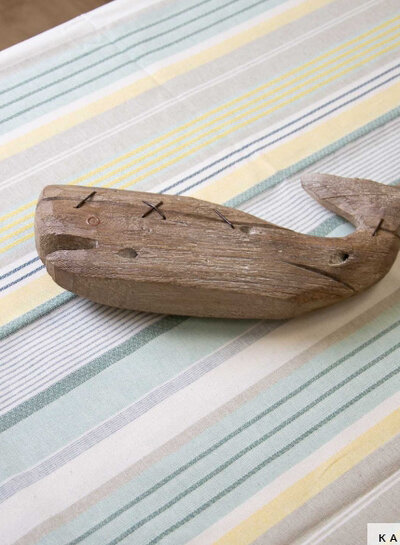 Katia fabrics Mexico funny striped recycled canvas