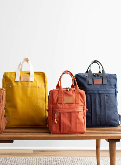 Noodlehead Making backpack - papieren patroon