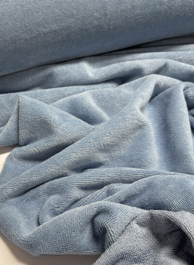 Madeline lichtblauw 003 - bamboe badstof