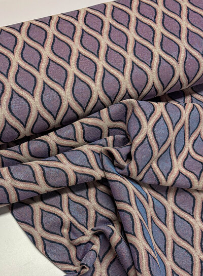 lila - Art Deco -  gobelin - canvas