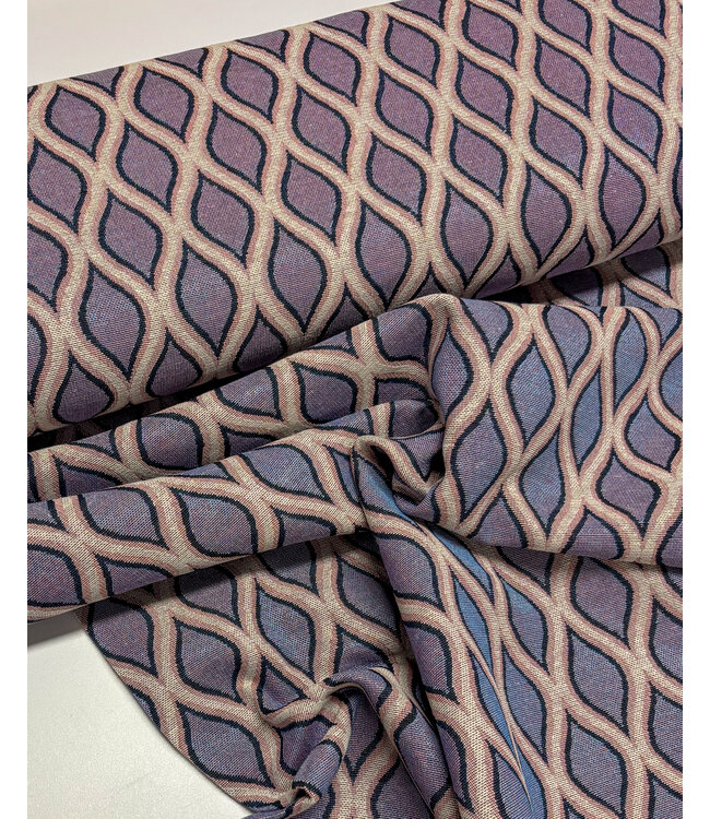 lila - Art Deco -  gobelin - canvas