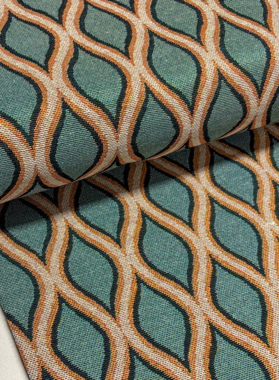 appelblauwzeegroen - Art Deco -  gobelin - canvas