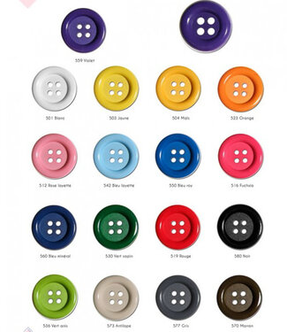 Madeline large button with 4 holes - 33 mm