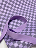 Katia fabrics lilac - bubble chess board - fabric for bags