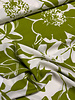 lime abstract - viscose crepe