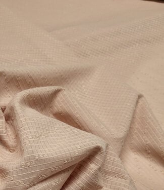 Madeline cotton voile with fine texture - nude