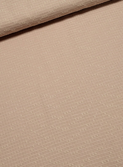 Madeline cotton voile with fine texture - nude