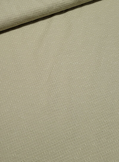 Madeline katoen voile met fijne textuur - zachtgroen