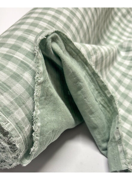 Madeline vichy tetra - double face - groen