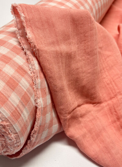 Madeline vichy tetra - double face - pink