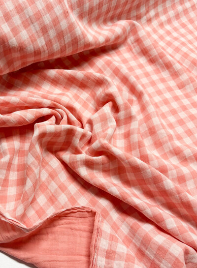 Madeline vichy tetra - double face - pink