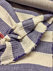 purple broad stripes - tetra double gauze