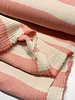roze  brede strepen - tetra double gauze