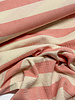 roze  brede strepen - tetra double gauze