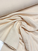 nude linen cotton mix double gauze / plain tetra