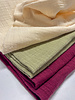bordeaux - linen cotton mix double gauze / plain tetra