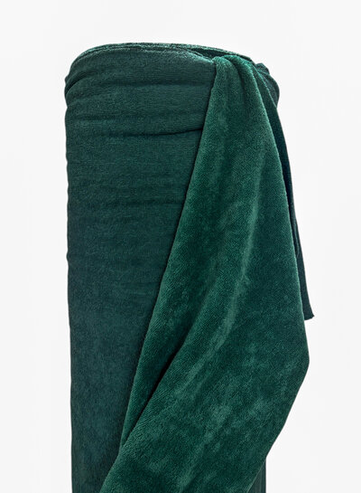 Madeline Bamboo terry cloth dark petrol green