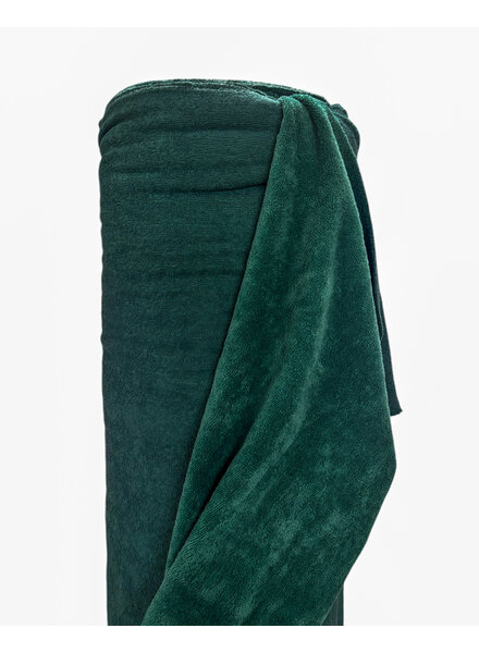 Madeline bamboe badstof - donker petrolgroen