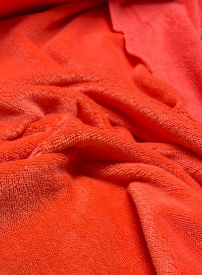 Madeline Bamboo terry cloth - coral