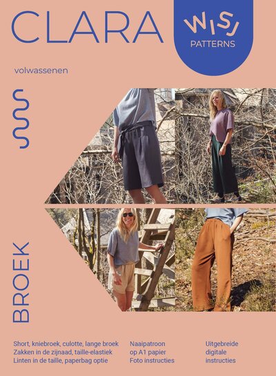 Wisj patterns Clara culotte volwassenen - papieren patroon