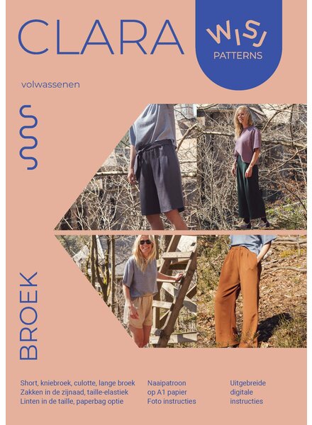 Wisj patterns Clara culottes adults - paper pattern