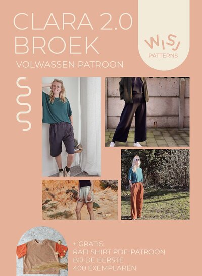 Wisj patterns Clara culotte volwassenen - papieren patroon