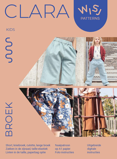 Wisj patterns Clara culotte kids - papieren patroon