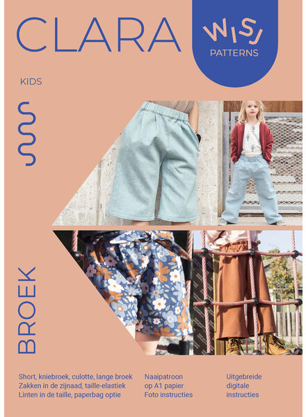 Wisj patterns Clara culotte kids - paper pattern