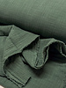 dark balsam green - linen cotton mix double gauze / plain tetra