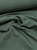 dark balsam green - linen cotton mix double gauze / plain tetra