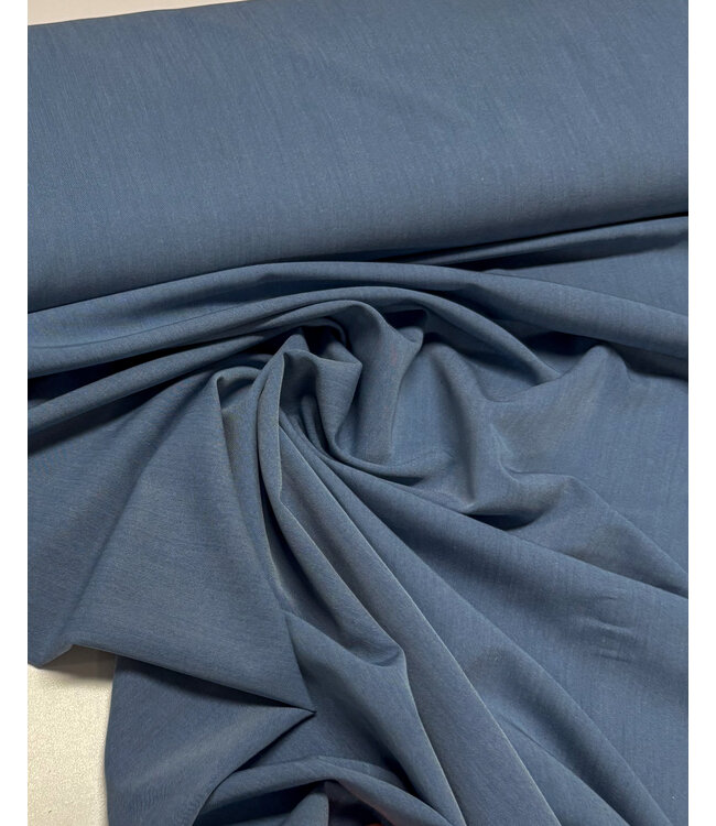 Signature signature gabardine twill - vergrijsd denimblauw