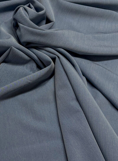 Signature signature gabardine twill - greyed denim blue