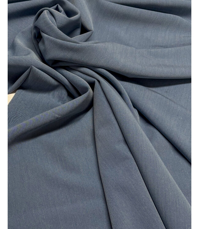 Signature signature gabardine twill - vergrijsd denimblauw