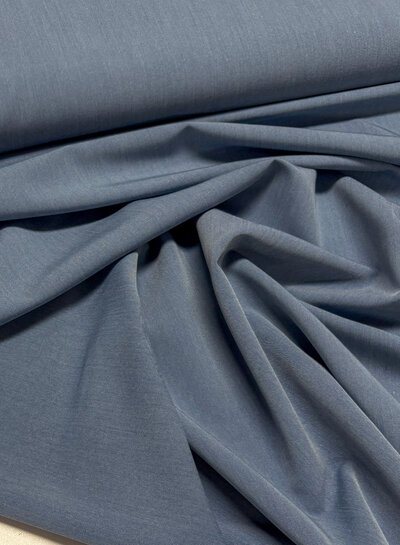 Signature signature gabardine twill - greyed denim blue